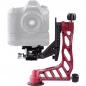 Preview: ProMediaGear GKJr. Katana Pro Gimbal Tripod Head, rot