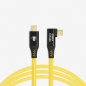 Preview: CobraTether USB-C Cable 10m Straight to 90° Yellow