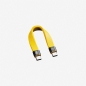 Preview: CobraTether USB-C FlexPro Cable 40Gbit 0,14m Yellow