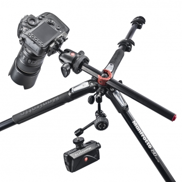 Manfrotto MT190XPRO4 Aluminium-Stativ 4 Segmente