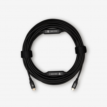 CobraTether USB-C Cable 10m Straight to Straight Black