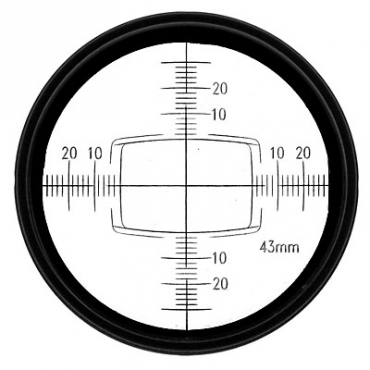 Cambo WDS-943 Suchermaske für 43mm Brennweite