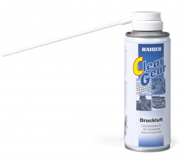 Druckluftdose "Clear Gear", 200 ml