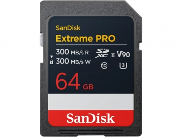 SanDisk Extreme Pro 300MB/s SDXC 64GB