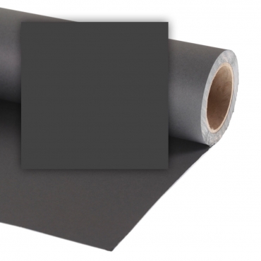 Colorama Hintergrund Papier 2.72 x 11 m, Schwarz