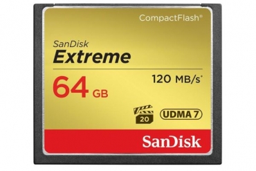 Sandisk Extreme 120MB/s CF 64GB