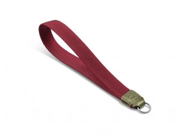 Leica Handschlaufe, Textil und Leder rot