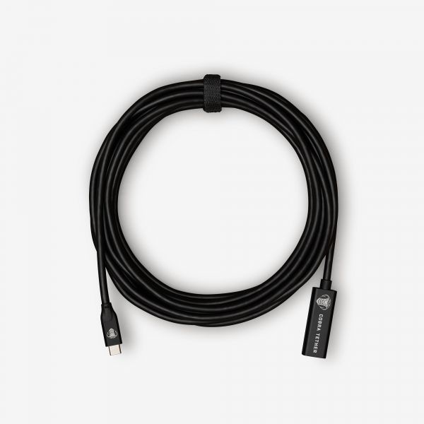 CobraTether USB-C Extention 5m Black