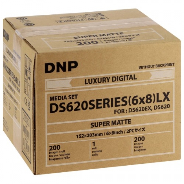 DNP Médias SUPER MATTE LX pour DS620 15 x 20 cm (nouveau)