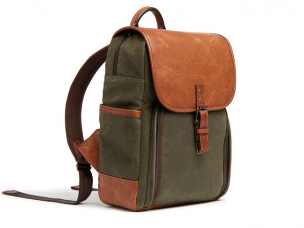 ONA Bag - The Monterey Backpack Olive / Antique Cognac