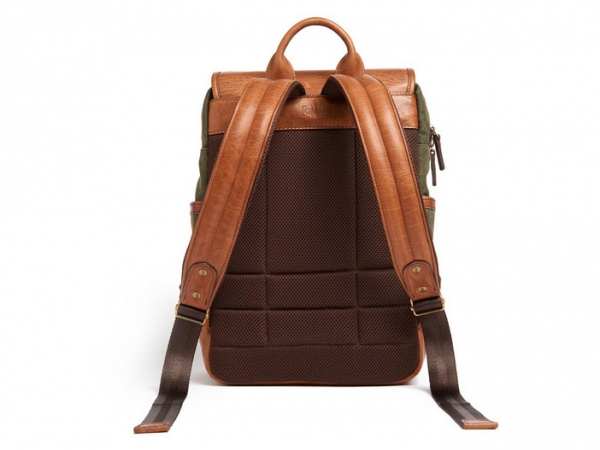 ONA Bag - The Monterey Backpack Olive / Antique Cognac