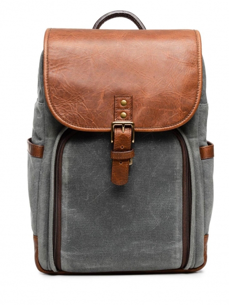 ONA Bag - The Monterey Backpack Smoke / Antique Cognac