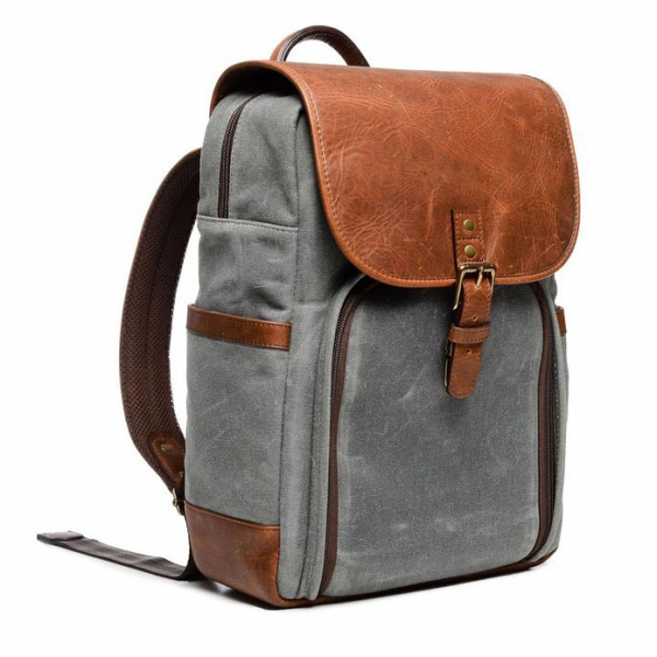 ONA Bag - The Monterey Backpack Smoke / Antique Cognac