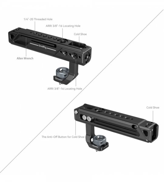 SmallRig Adjustable Top Handle (ARRI-Style Mount) 4153